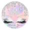 Thank You Beauty Lashes Bridal Holographic Silver