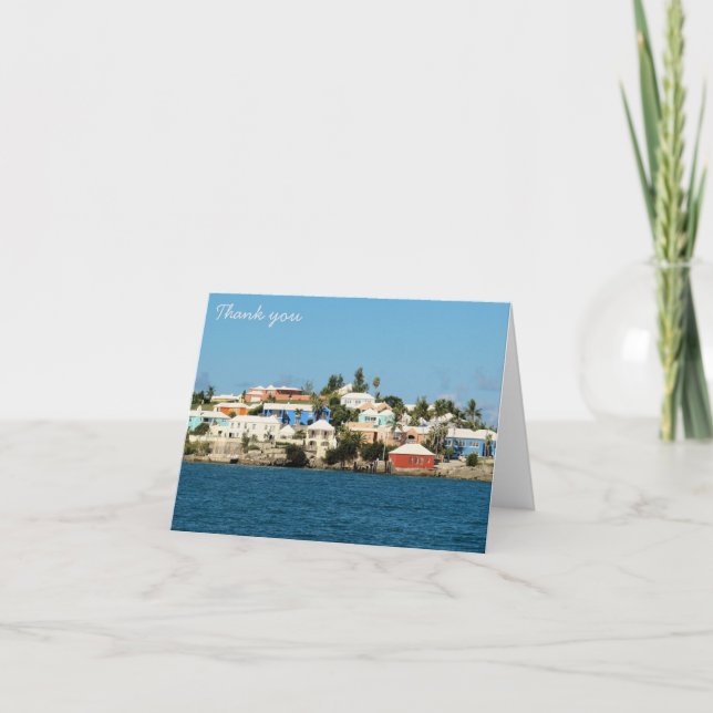Thank You - Bermuda Card (Front)