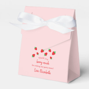 Thank You Berry Much Birthday Thank You Favor Box