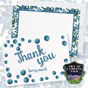 Thank you berry much blueberry thank you notes