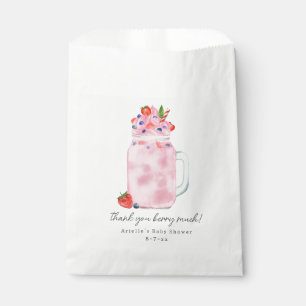 Thank You Berry Much Fruit Smoothie Baby Shower Favour Bag