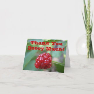 Thank You Berry Much! - Say it With a Very Card