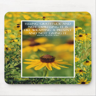 Thank You - Black-Eyed Susans Mousepad