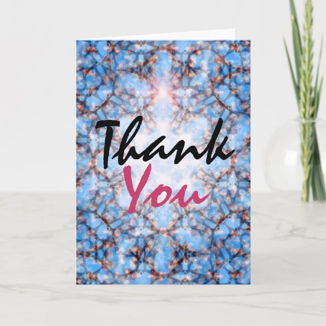 Thank You Blue Card (Front)