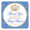 Thank You Blue Prince Gold Crown Baby Shower