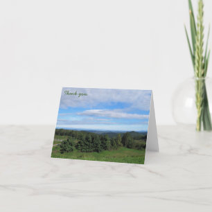Thank You - Blue Ridge Mountain Card
