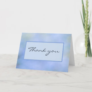 Thank You Blue Yellow Abstract Palo Verde Template