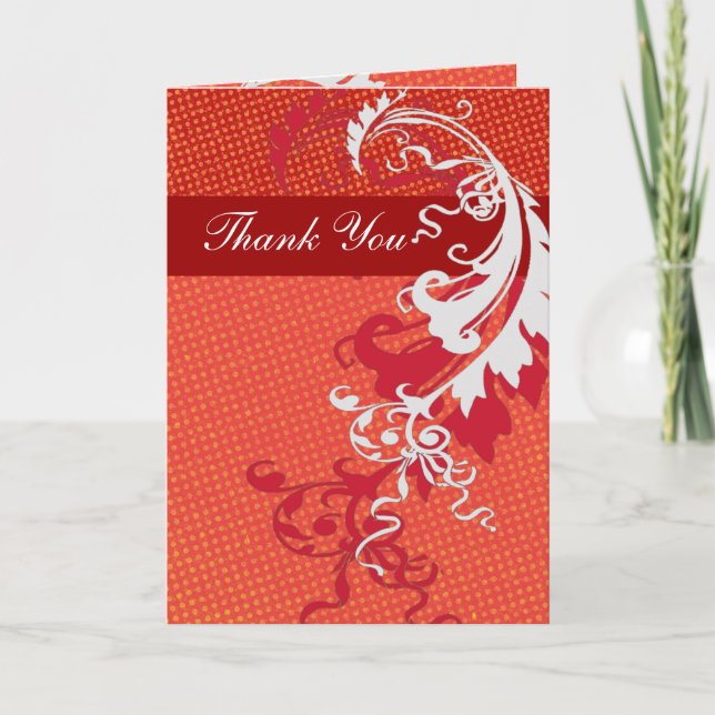 Thank You Bold Elegant Card (Front)