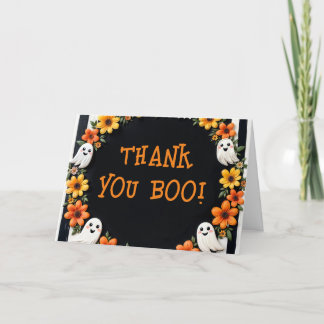 Thank You Boo - Custom Halloween Thank You Card