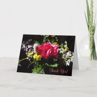 Thank You Bouquet of Flowers with Poem Card
