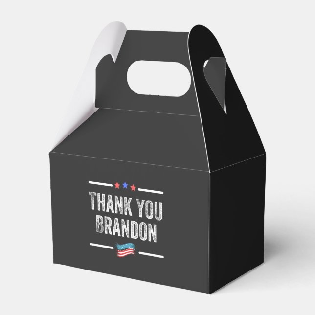 Thank You Brandon Favor Box (Front Side)