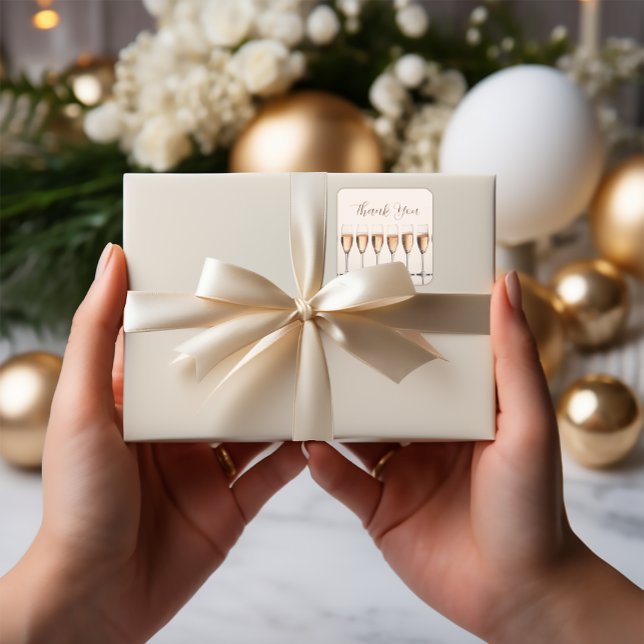 Thank You Bridal Shower Wedding Favour Sticker (Creator Uploaded)