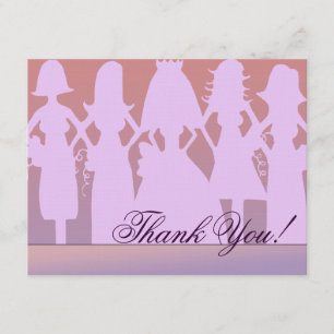 Thank you bridesmaid card