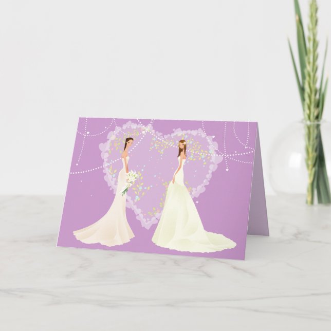 Thank You Bridesmaid Wedding Card (Front)