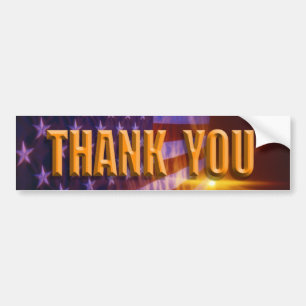 Thank You Bumper Sticker