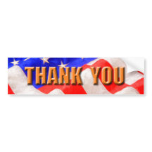 Thank You Bumper Sticker