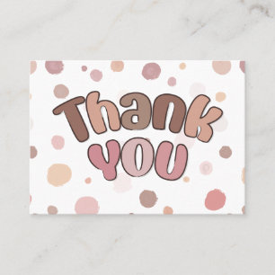 Thank you  business card