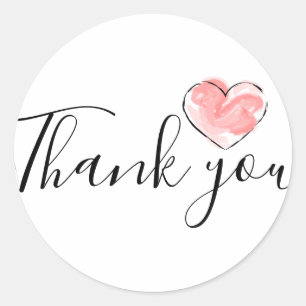 Thank you business stickers