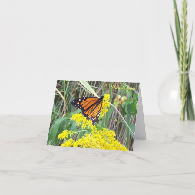 Thank You - Butterfly Card (Front)