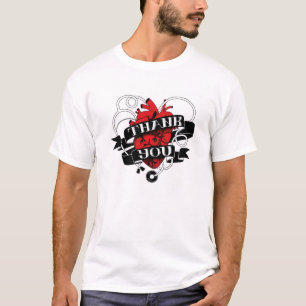 "Thank You" by Ellis Ringle White Tshirt