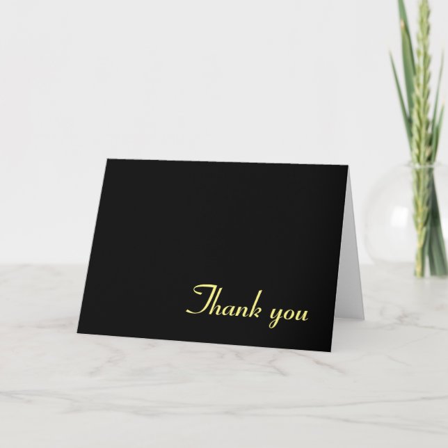 Thank you card (Front)