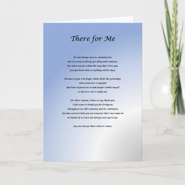 Thank you card (Front)