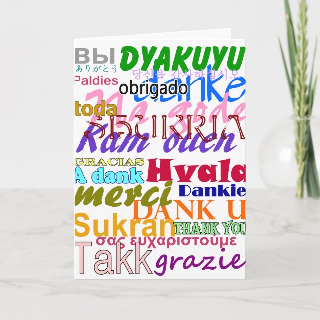 Thank You Card (Front)