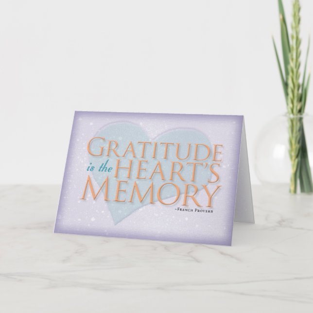 Thank you card (Front)