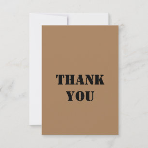Thank You Card