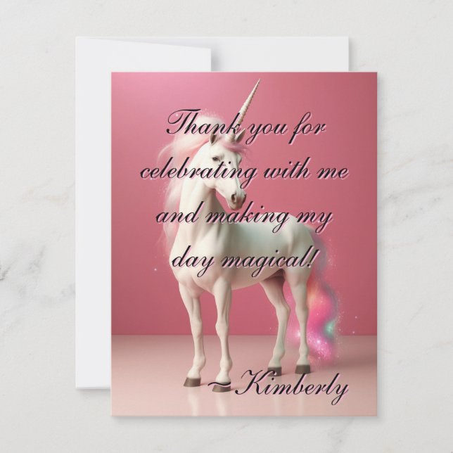 Thank you card (Front)