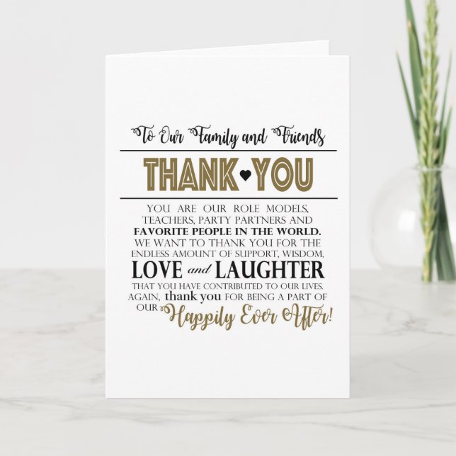 Thank You Card (Front)