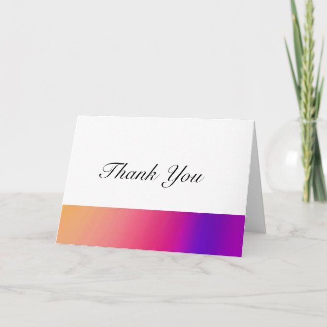 Thank You Card (Front)