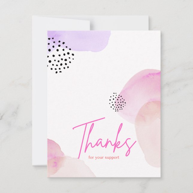 Thank You Card  (Front)