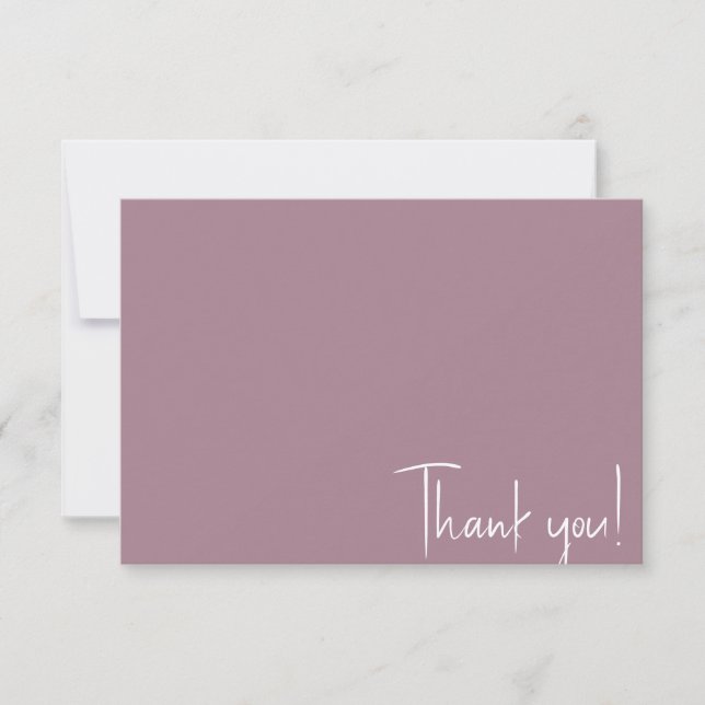 Thank you! Card (Front)