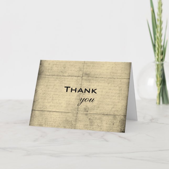 Thank You Card (Front)
