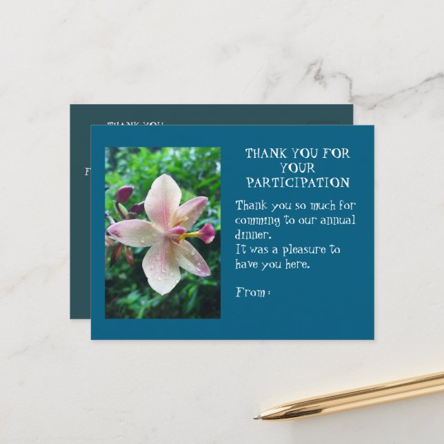 THANK YOU CARD (Front/Back In Situ)