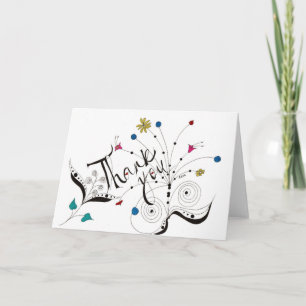 Thank you card