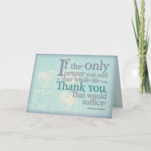 Thank You card