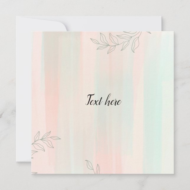 Thank you card (Front)