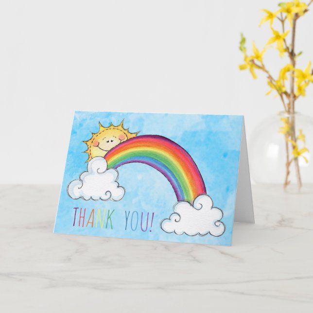 Thank You Card (Yellow Flower)