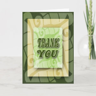 Thank you card