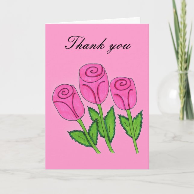 Thank you card (Front)