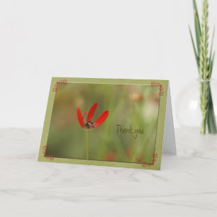 Thank you card
