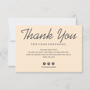Thank You Card