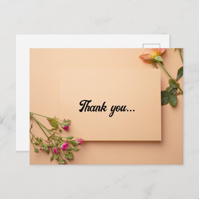 Thank you card (Front/Back)
