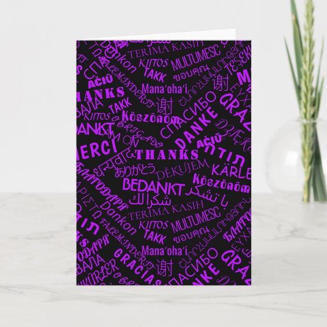Thank You Card (Front)