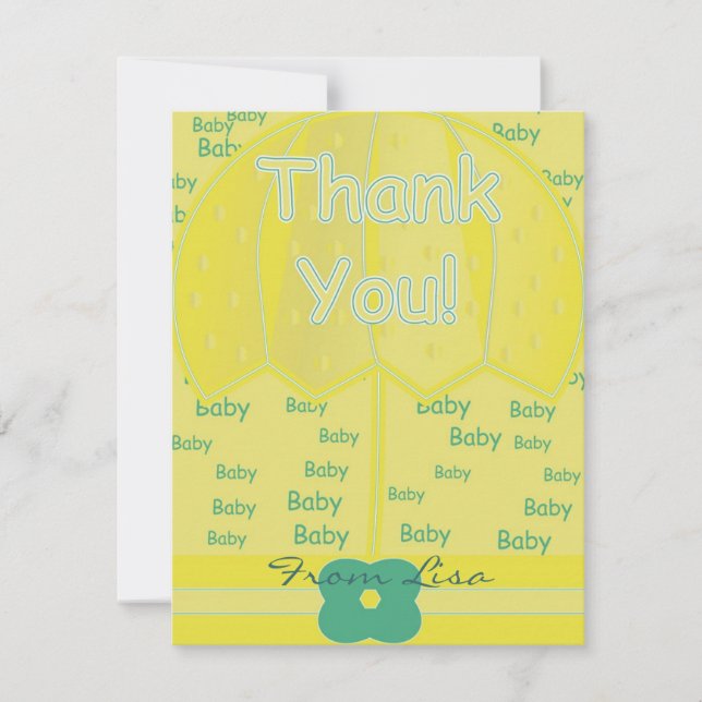 Thank You Card (Front)