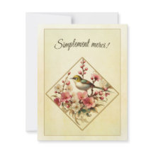 thank you card ( American English )