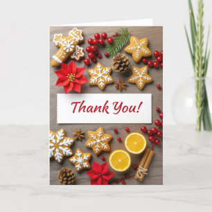 Thank you card, Appreciation card, Thank you Holiday Card