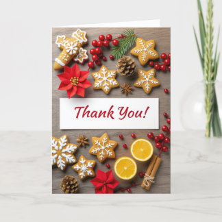 Thank you card, Appreciation card, Thank you Holiday Card